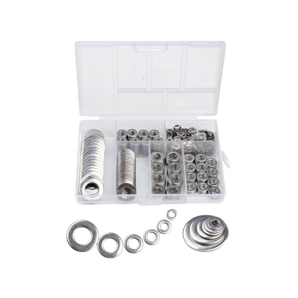 660PCS M3 - M10 Stainless Steel Washer Plain Washer Kit Screw Fastener - Sun Cheong Computer Company Limited