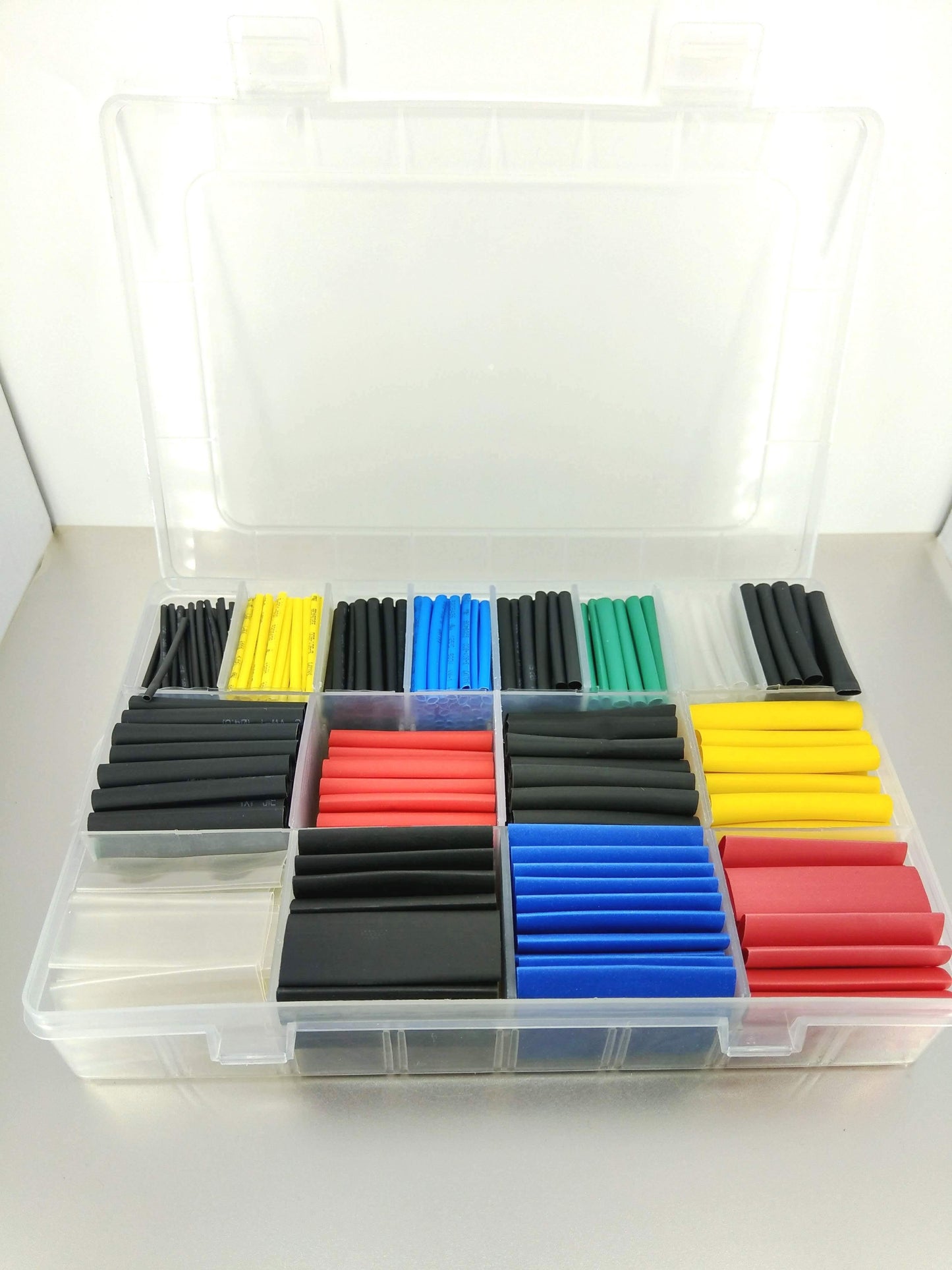 580PCS Heat Shrink Tubing Insulation Shrinkable Tubes Apply to Electical Wire Cable Wrap Assortment Wire Cable Sleeve Kit - Sun Cheong Computer Company Limited
