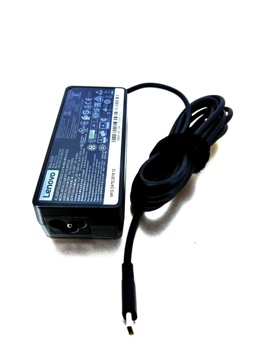 65W Type-C AC Adapter for Lenovo laptops with a cable, lightweight and reliable OEM replacement.