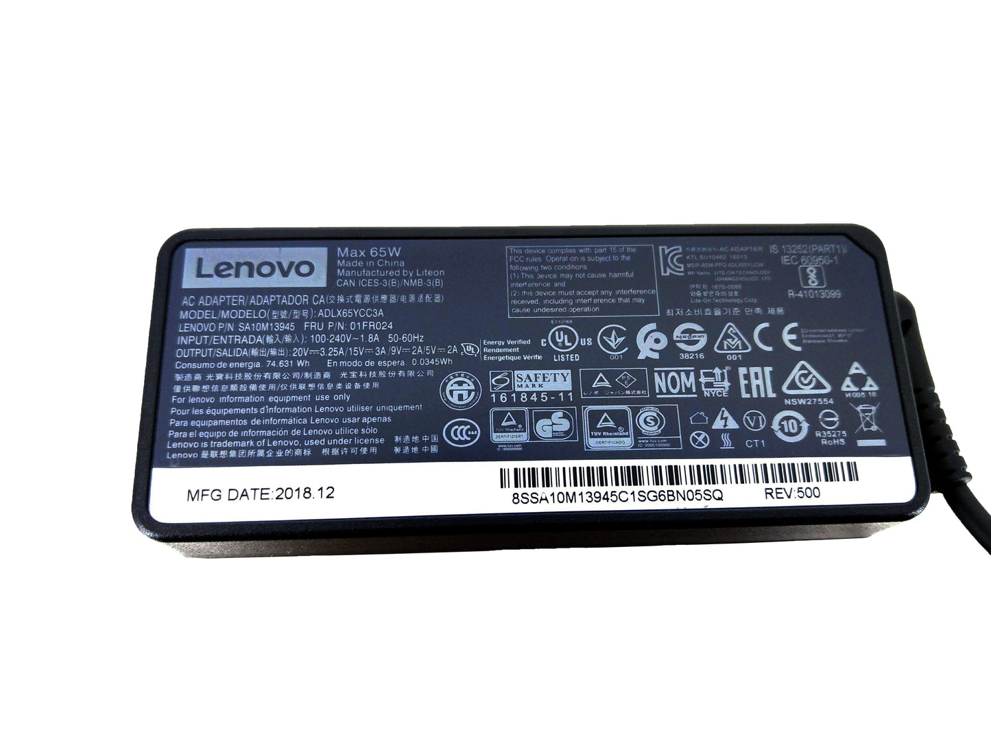 Lenovo Charger HK