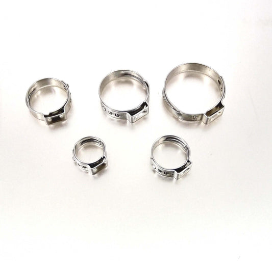 80pcs Stainless Single Ear Hose Clamps Set - Sun Cheong Computer Company Limited