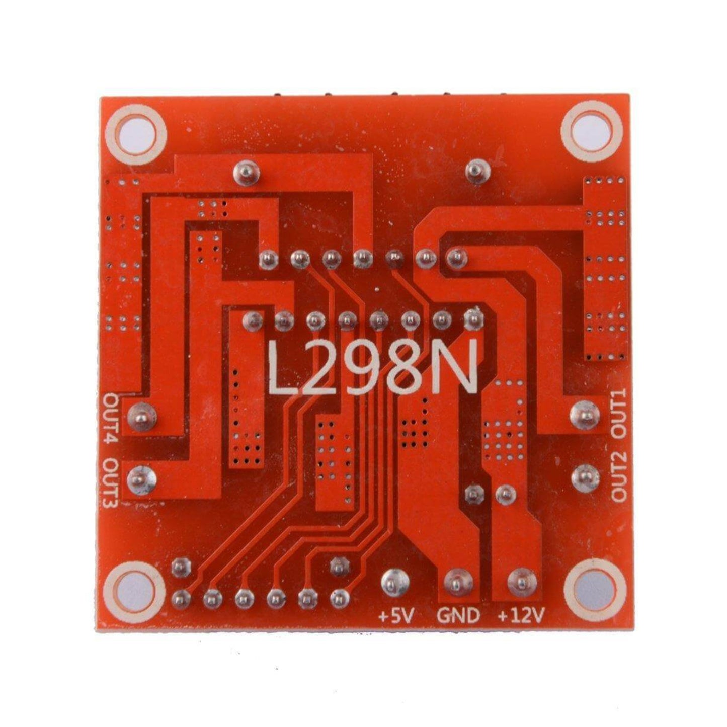 L298N Dual H-Bridge Motor Driver Module PCB for controlling DC and stepper motors with Arduino and Raspberry Pi