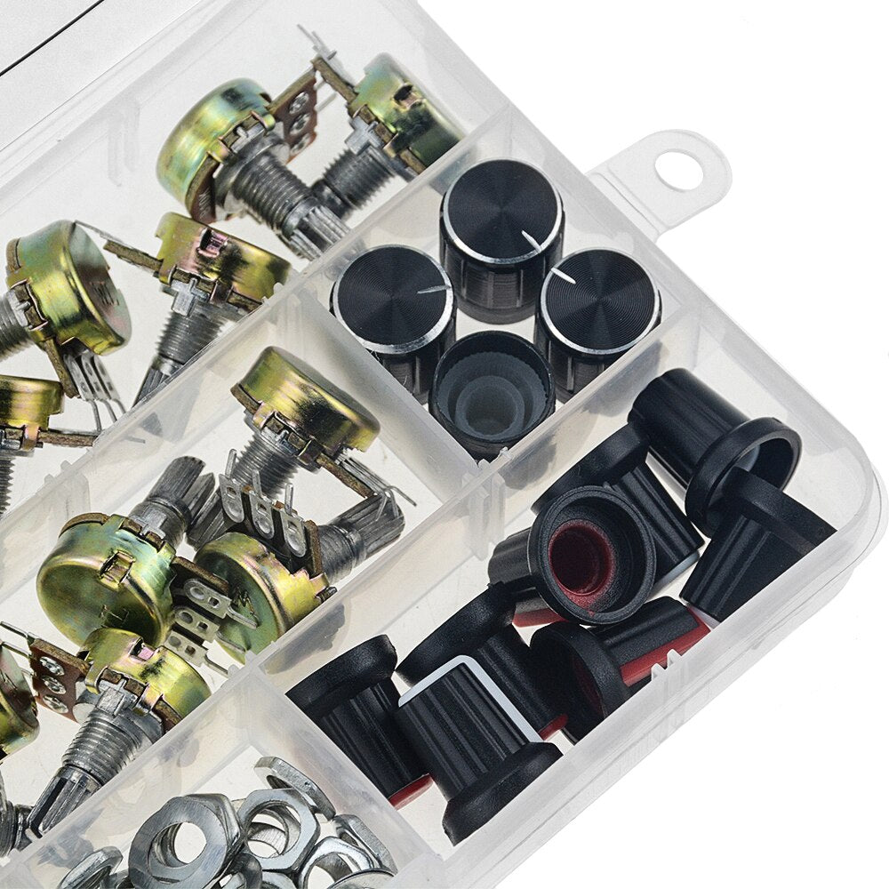 20PCS Single Potentiometer Kit B5K/10K/20K/50K/100K