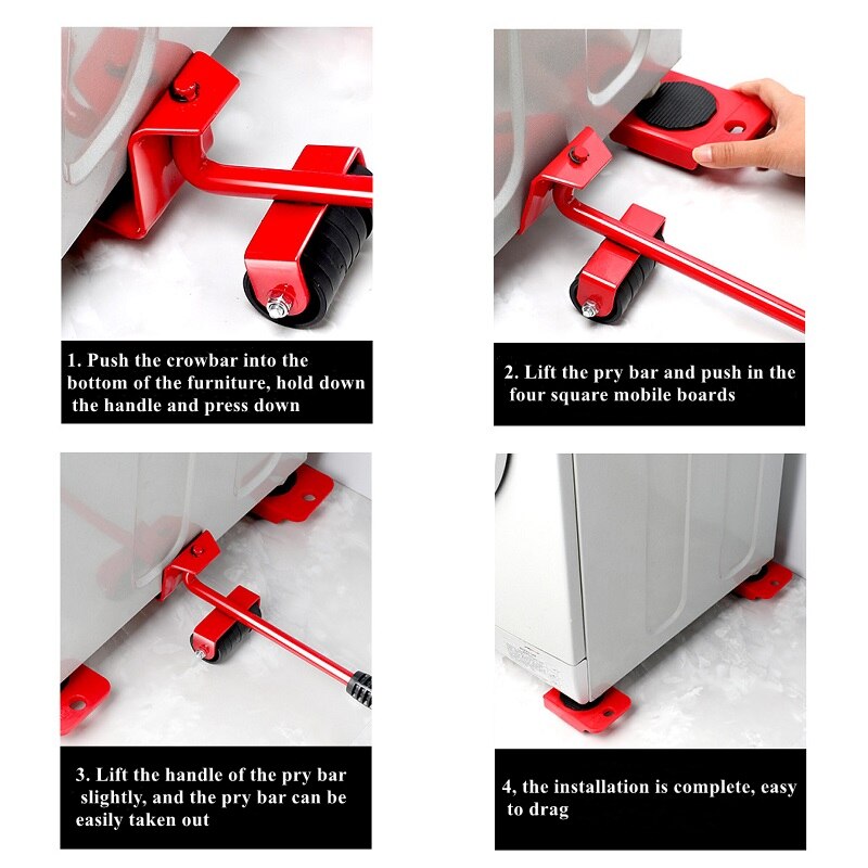 Portable Heavy Duty Furniture Lifter Transport Tool