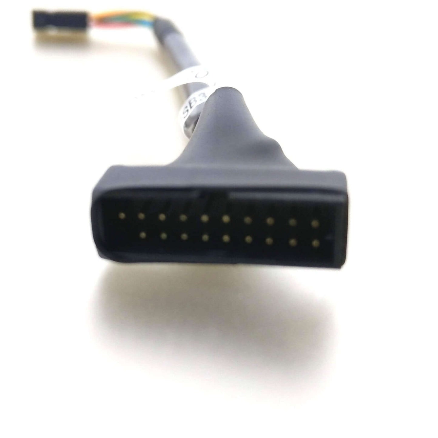 USB 3.0 male to 9-pin USB 2.0 female adapter cable, ideal for PC motherboard connections.
