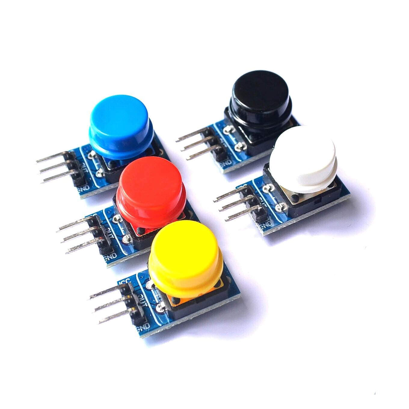 電子積木按鍵模塊 5pcs