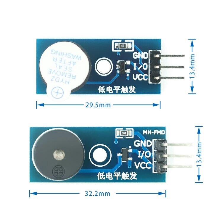 Active/Passive Buzzer Module For Arduino