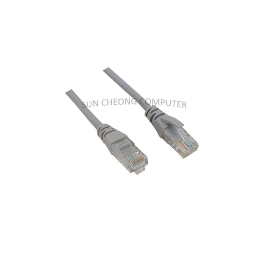 HQ Cat5E Ethernet cable with RJ45 connectors for high-speed networking and reliable connectivity.