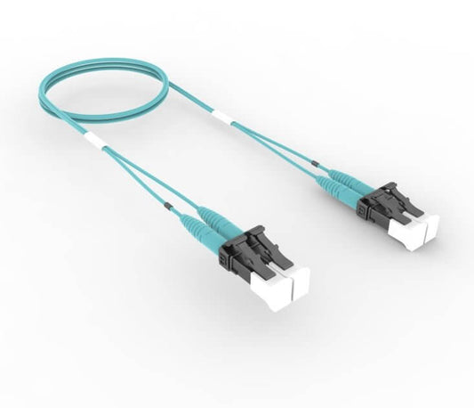 CommScope OM4 LC/UPC Duplex Fiber Patch Cable - 3ft Aqua Riser - Sun Cheong Computer Company Limited