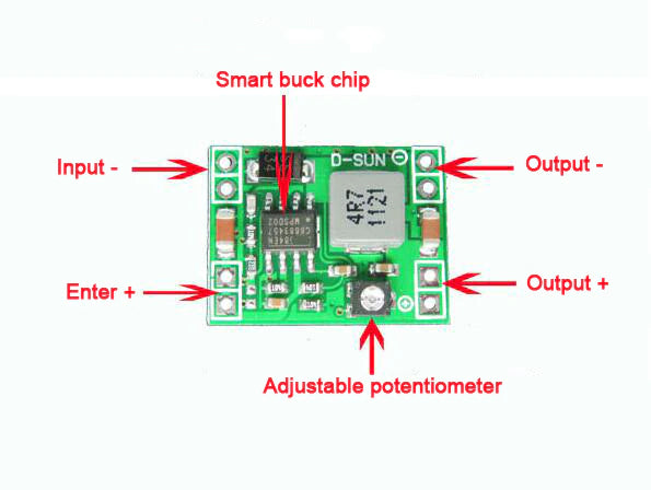 DC to DC Step down module (0.8-20v)