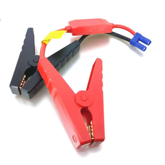 Smart EC5 jumper cable with red and black alligator clamps for reliable car battery jump-starting.