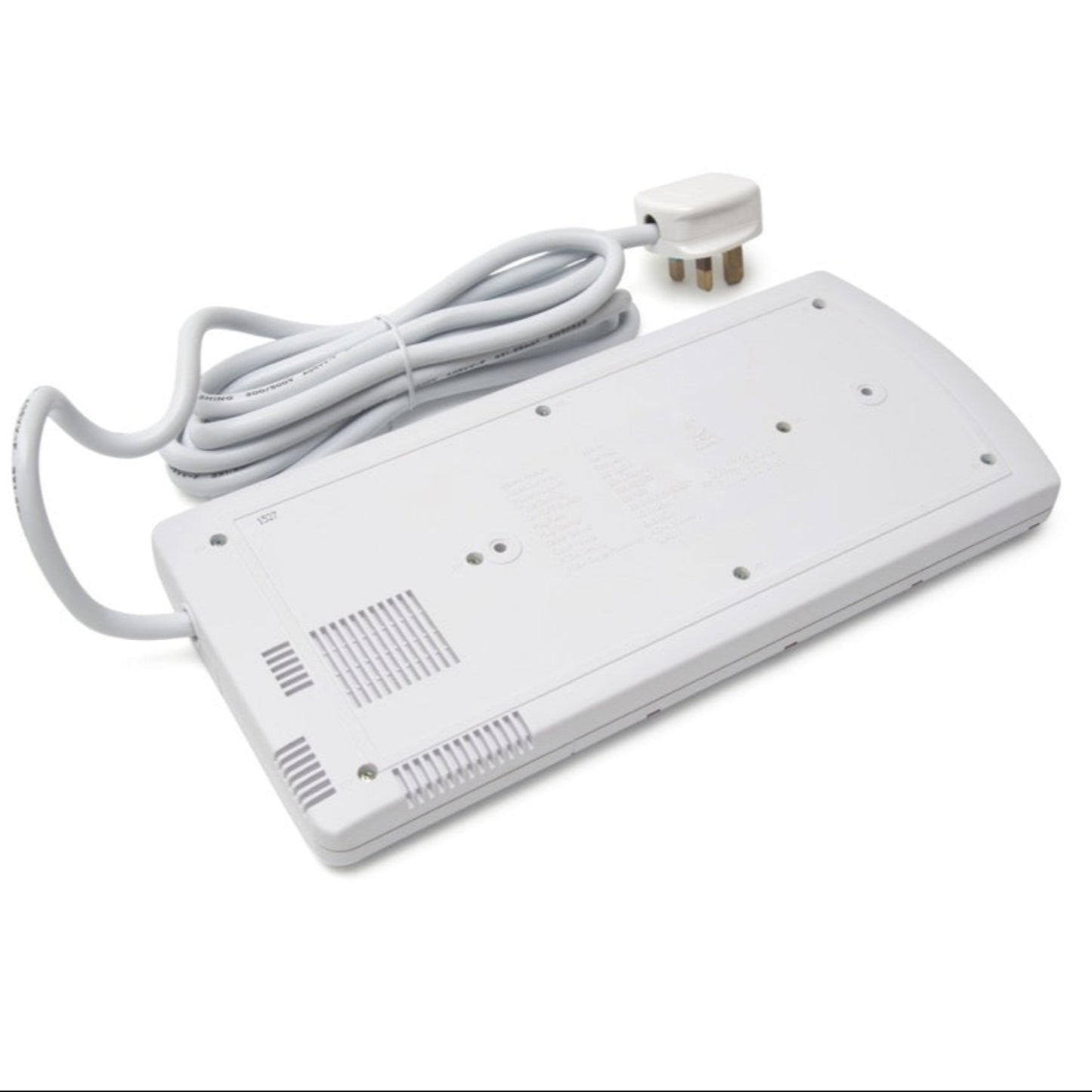 FYM 8-Way 13A UK Plug Extension Lead with 3-meter cable and individual switches for efficient power management.