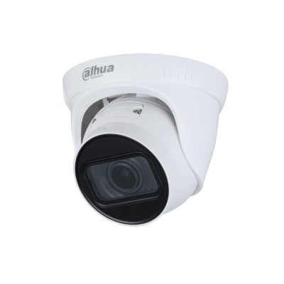 Dahua HDW1431T1P-S4 4MP IR PoE Eyeball IP Camera featuring a sleek design, ideal for outdoor surveillance.