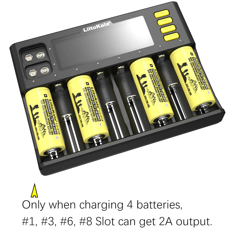 LiitoKala Lii-S8 Smart Universal Battery Charger 8 Slot