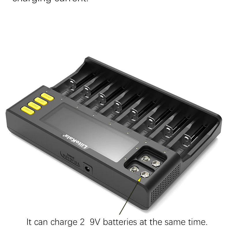 LiitoKala Lii-S8 Smart Universal Battery Charger 8 Slot