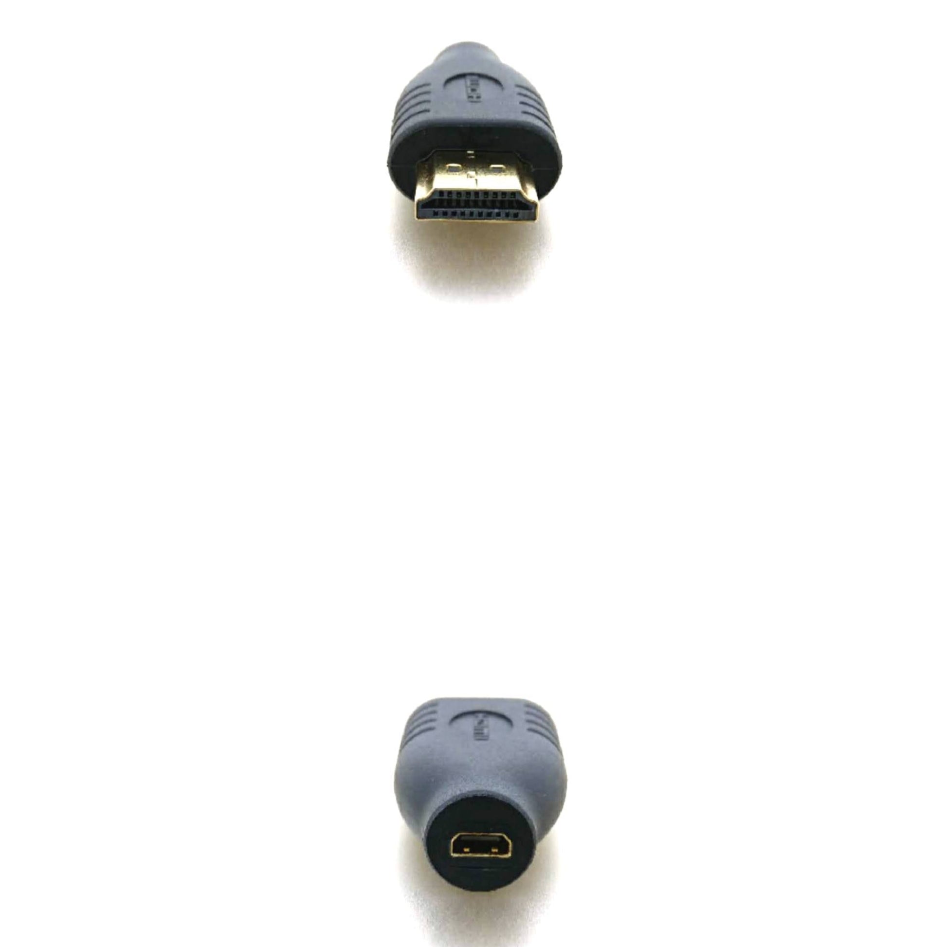 Micro HDMI female to HDMI male adapter for seamless connectivity with 1080p support.