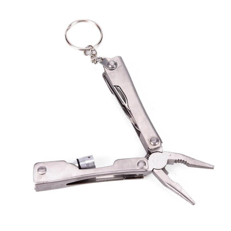 Multitool Keychain Plier Portable Multi - function Plier Tool with LED Light - Sun Cheong Computer Company Limited