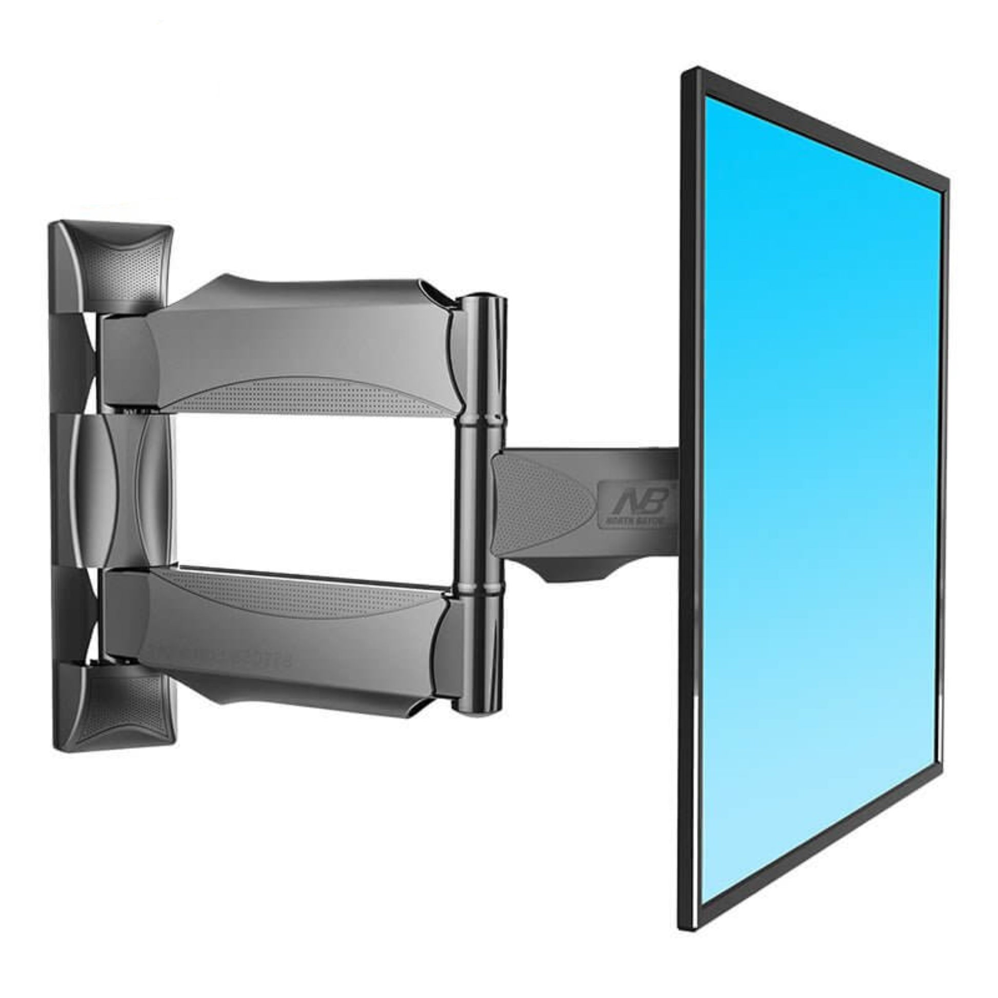 NB P4 TV wall mount showcasing full motion capabilities for 32" to 55" flat-panel displays.