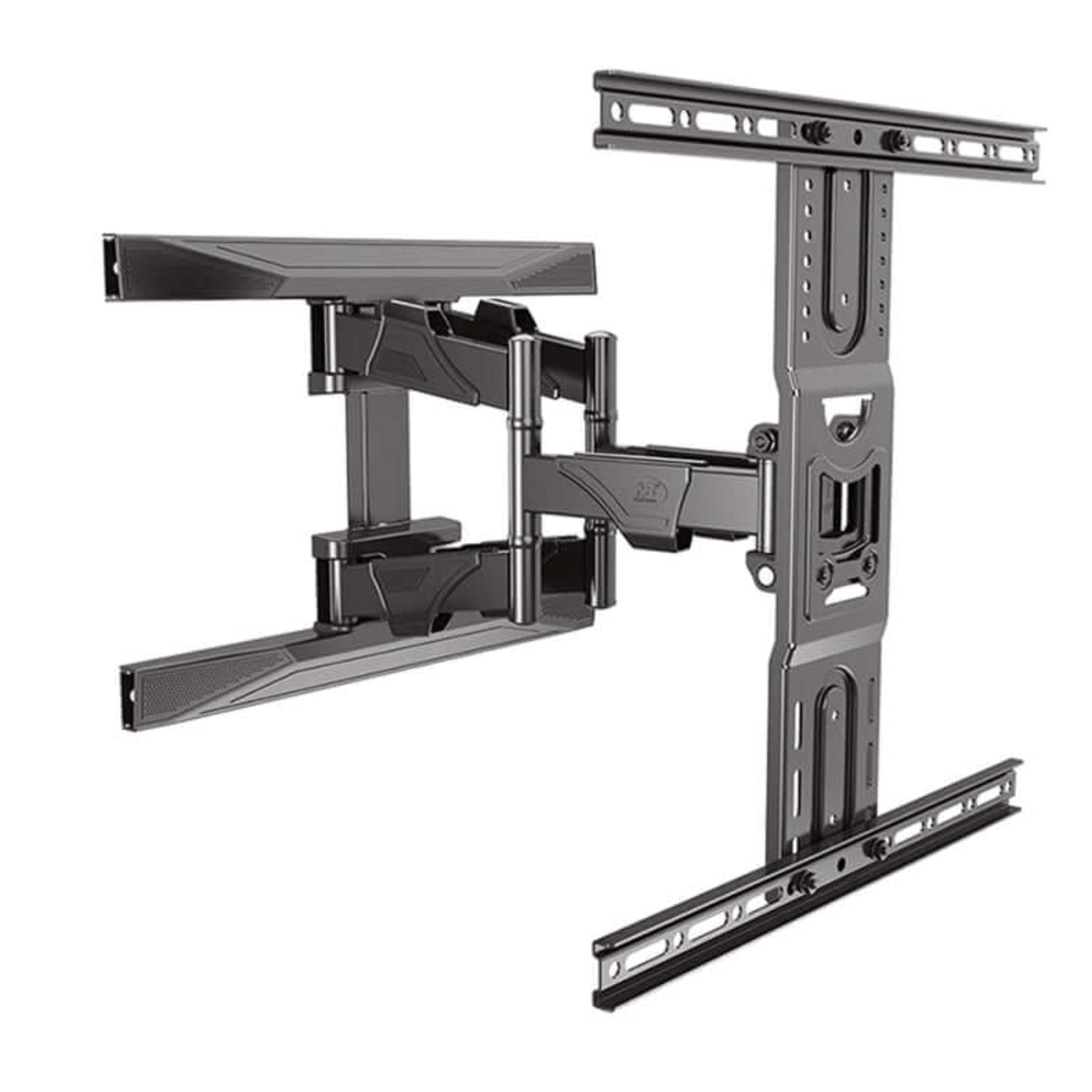 NB P6 Full Motion Cantilever TV Wall Mount for 45-75 inch displays, adjustable and sturdy design for optimal viewing.