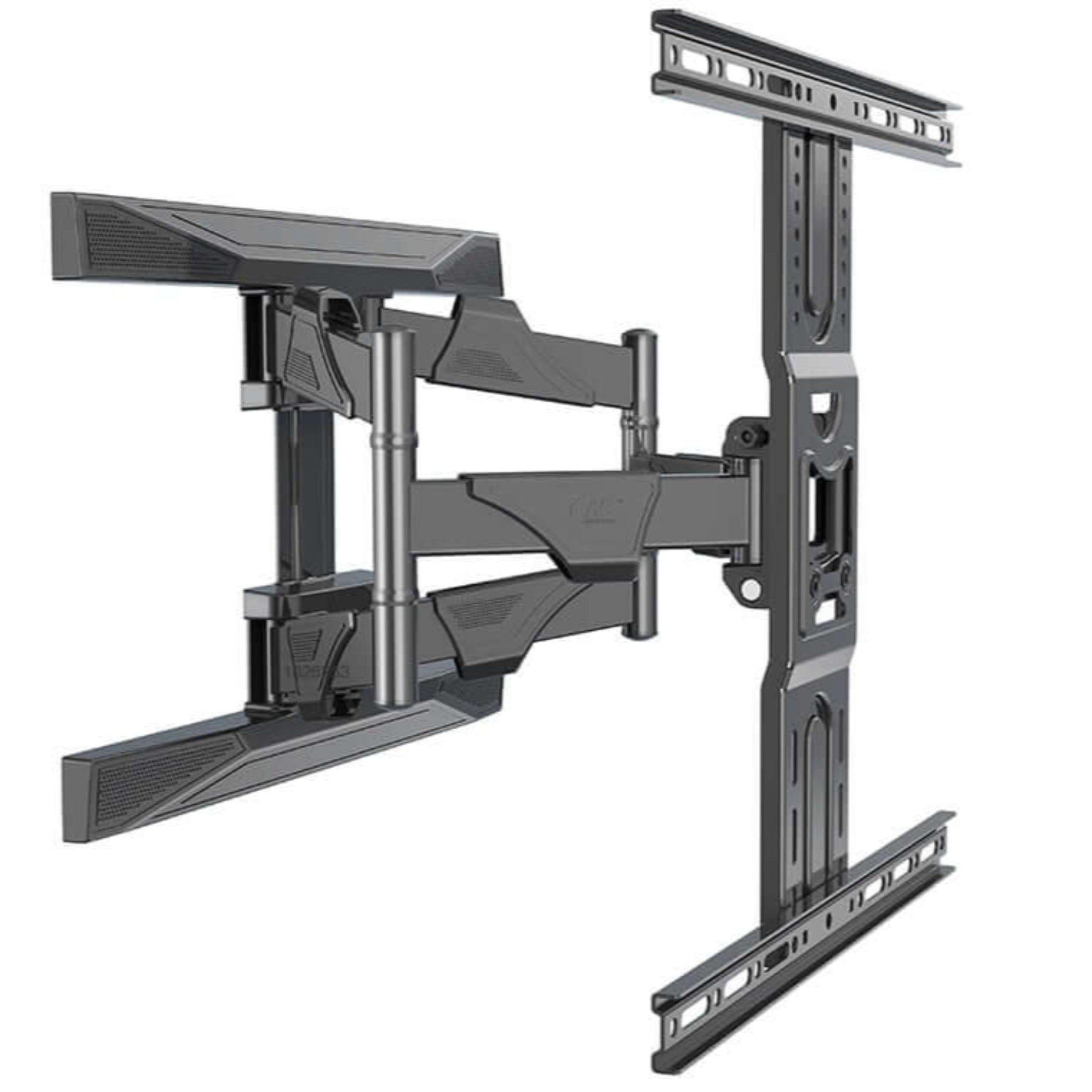 NB P6 Full Motion Cantilever TV Wall Mount supporting 45-75 inch displays, offering flexible viewing angles.