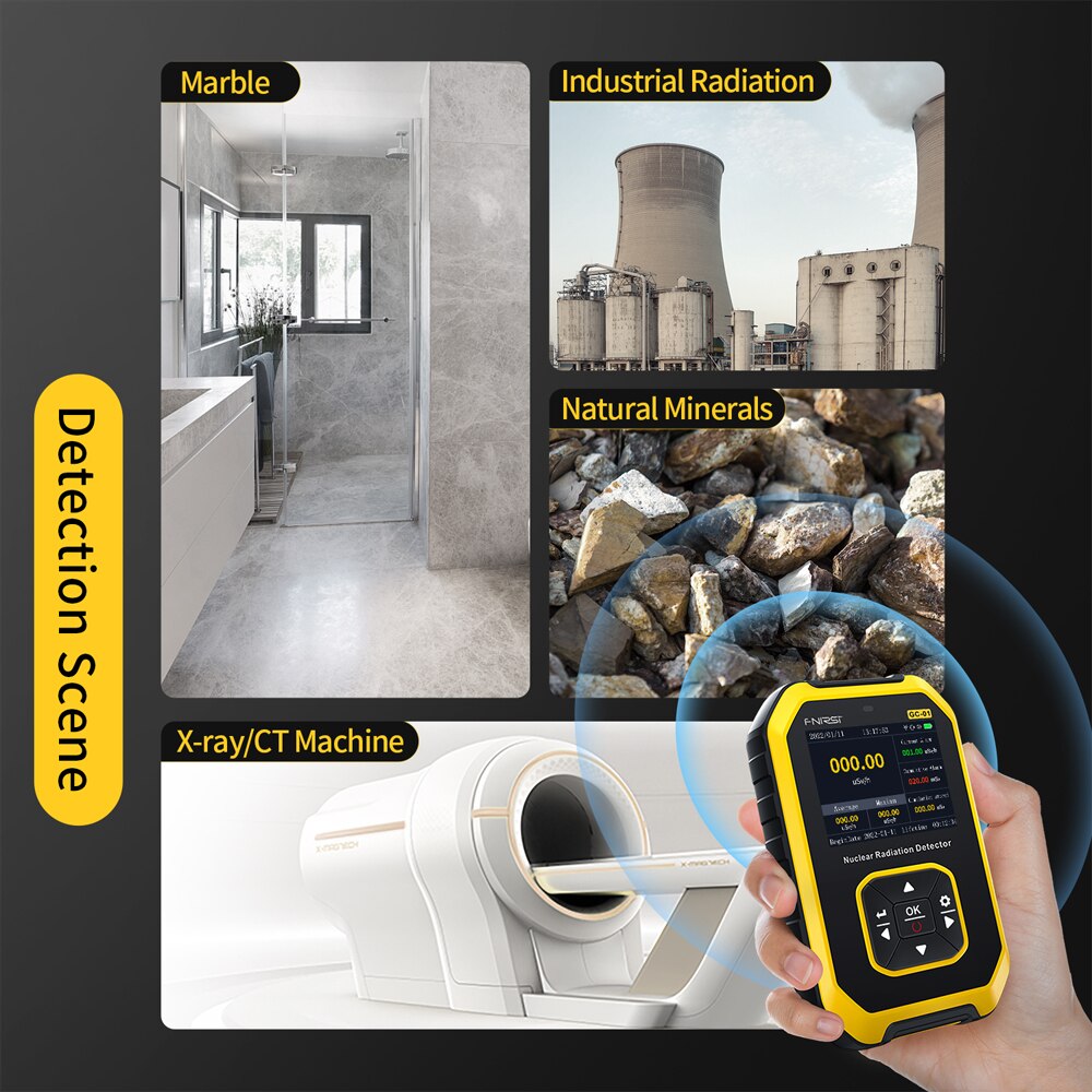 FNIRSI Nuclear Radiation Detector