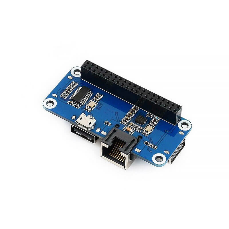 Raspberry Pi Zero W USB & Ethernet Hub HAT - 3 USB Ports, RJ45 - Sun Cheong Computer Company Limited