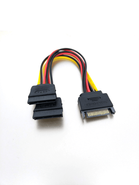 SATA Power Splitter Cable 15 Pin Male to Dual Female Adapter - Sun Cheong Computer Company Limited