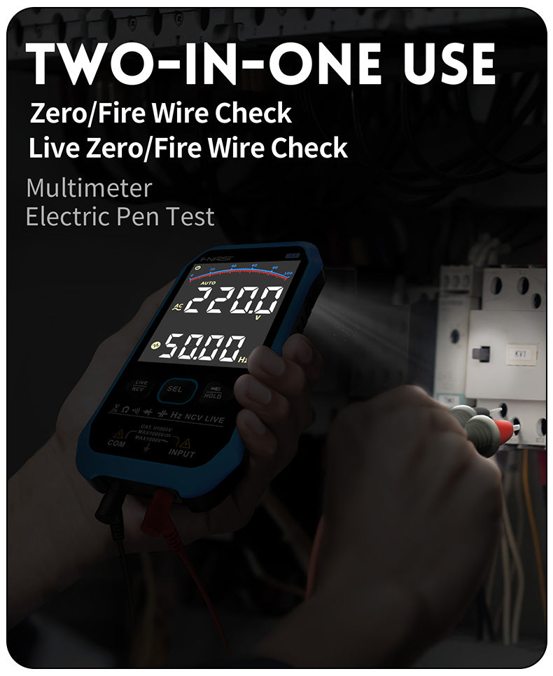 FNIRSI S1 Large Screen Digital Display Smart Multimeter