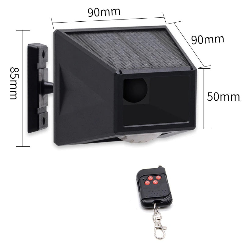 Solar Alarm Lamp Remote Controlled