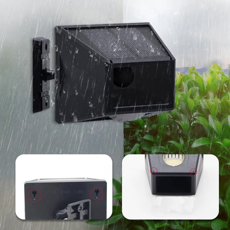 Solar Alarm Lamp Remote Controlled