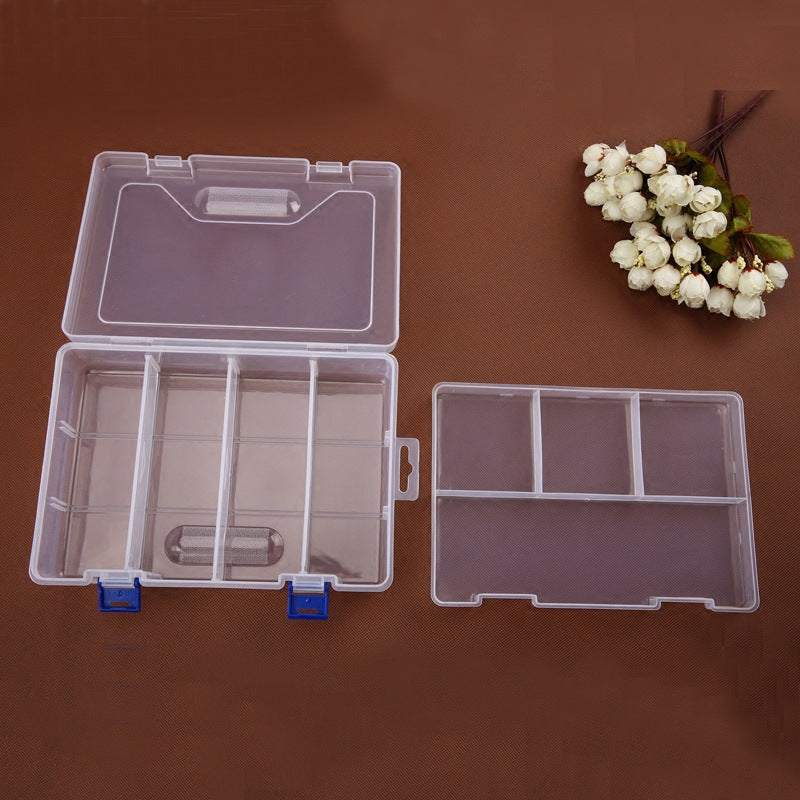 8 Grids Double Layer Transparent Storage Box
