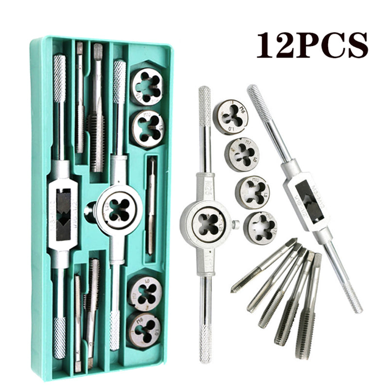 12Pcs Taps and Dies Set