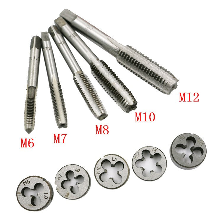 12Pcs Taps and Dies Set