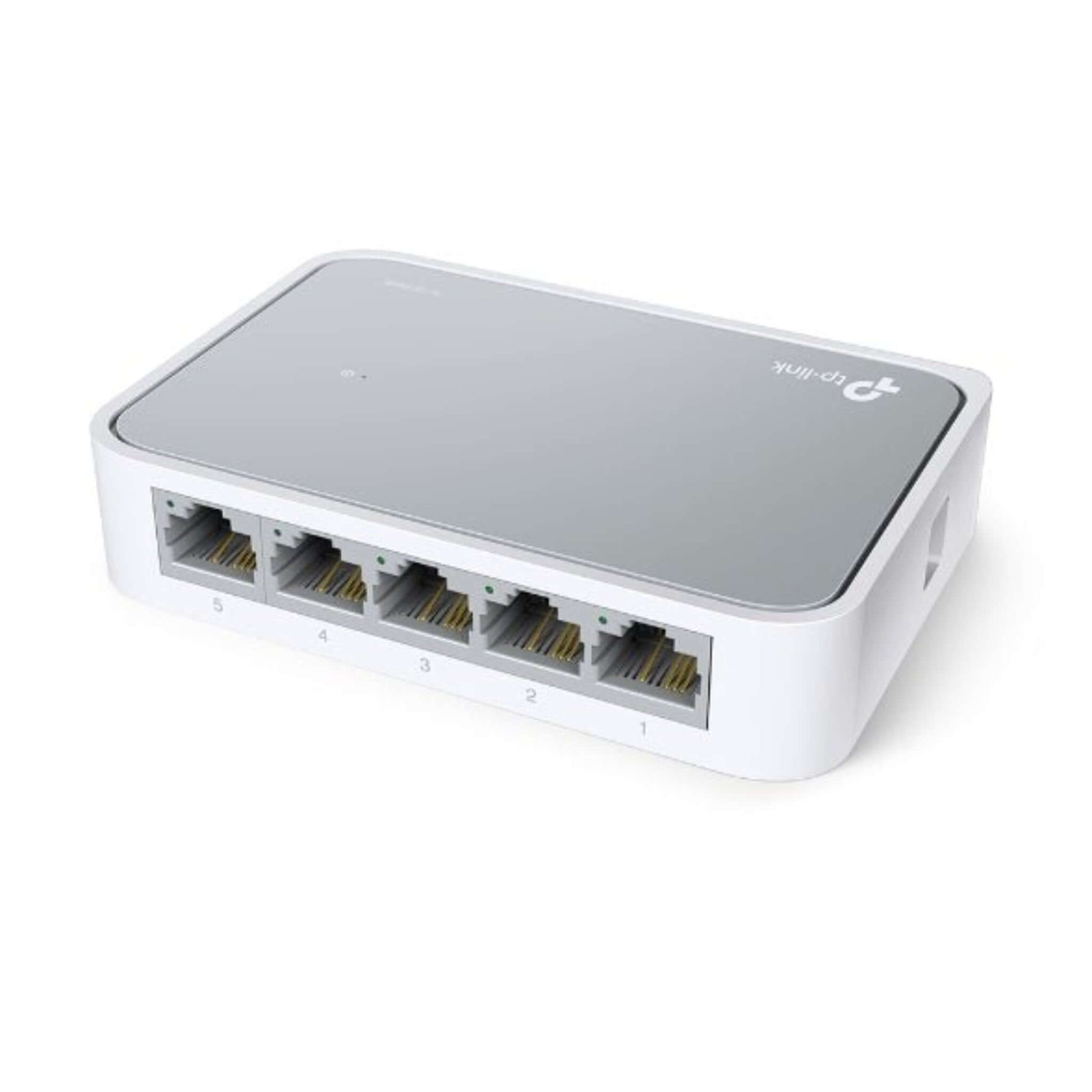 TP-Link TL-SF1005D 5-Port Ethernet Switch for reliable wired connectivity in home and small office environments.