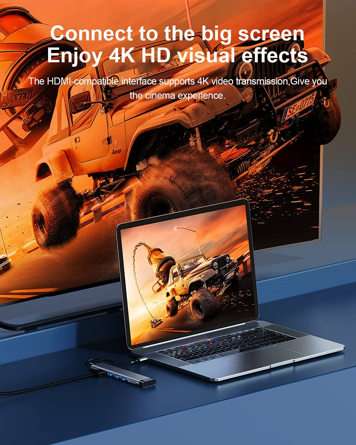 Hagibis Type-c 7 in 1 USB-C Hub