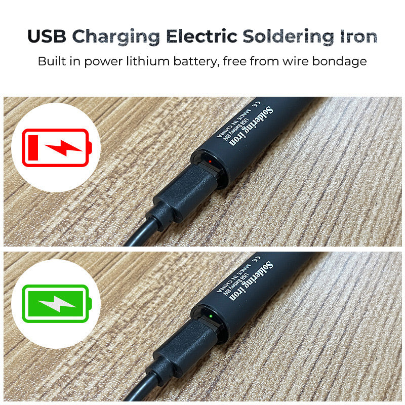 無線迷你充電式電烙鐵(辣雞) – 白色