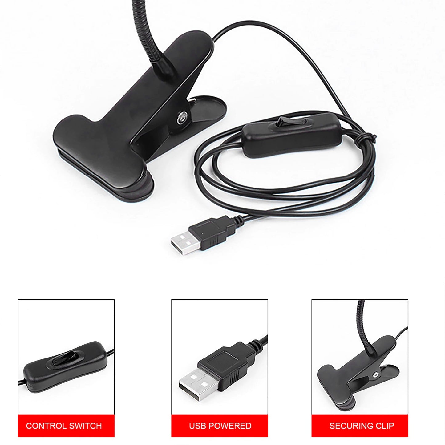 3W USB UV Light with Clip