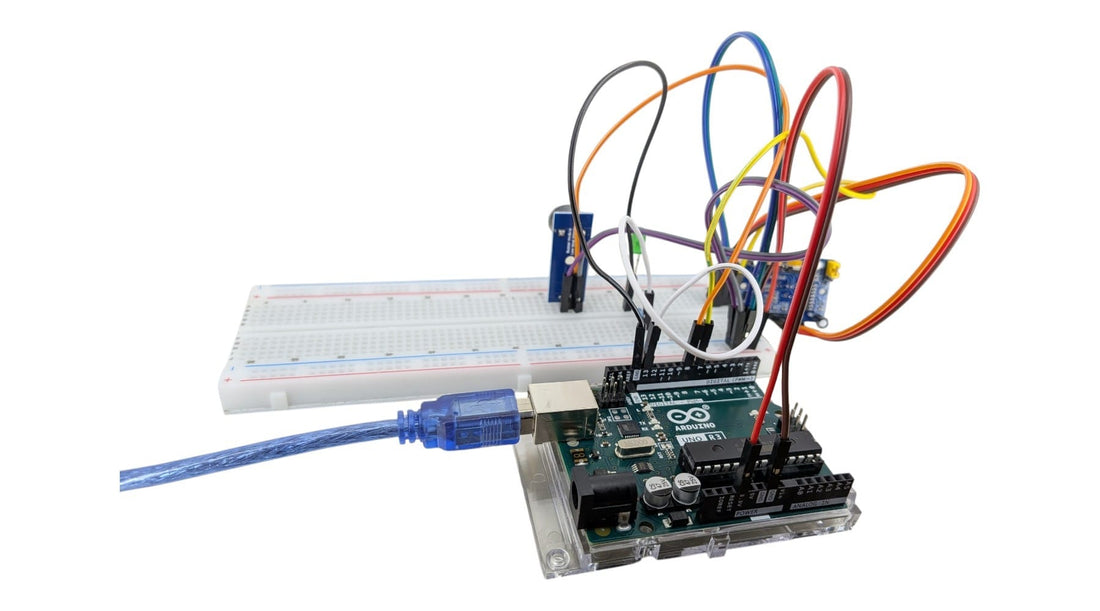 arduino diy 紅外線人體檢測接線實際圖片，如有興趣可到深水埗門市查詢