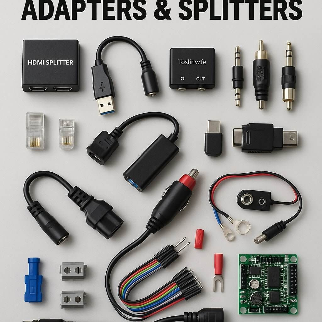 Electronic Connectors, Adapters & Splitters | Shop Now