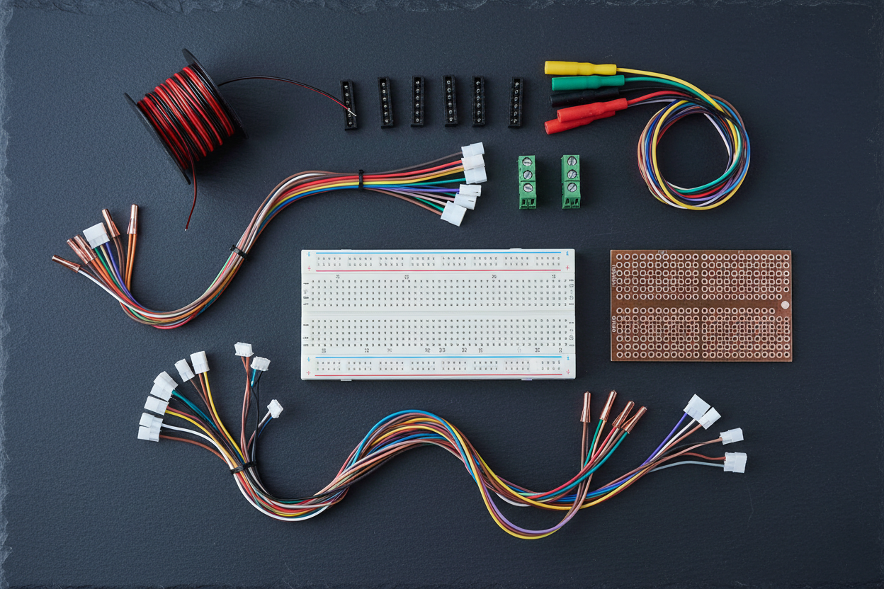 電子線材、麵包板、杜邦線及 PCB 萬用板 - 香港現貨