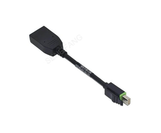 Mini DisplayPort to DisplayPort adapter cable (PN 030-0705-000) for NVIDIA P600 video cards, showing the full cable length.