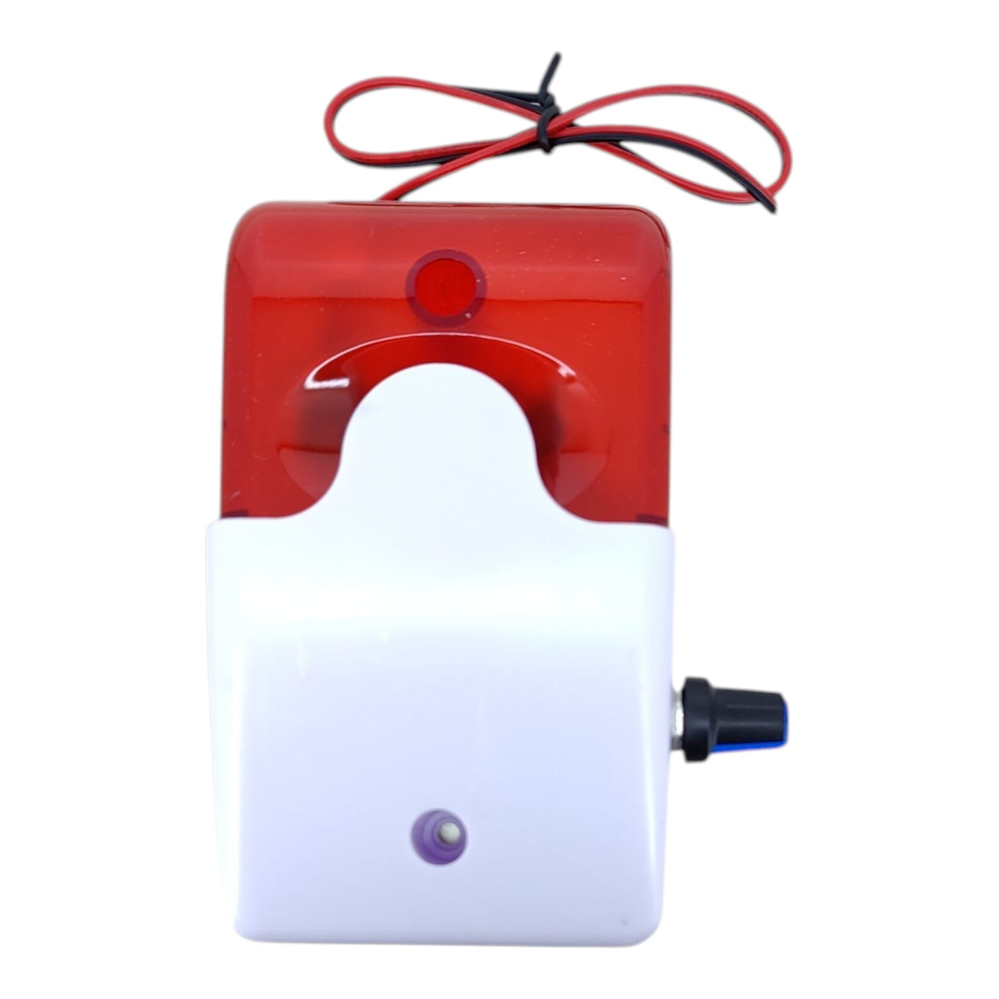 Front view of the 110dB security strobe siren