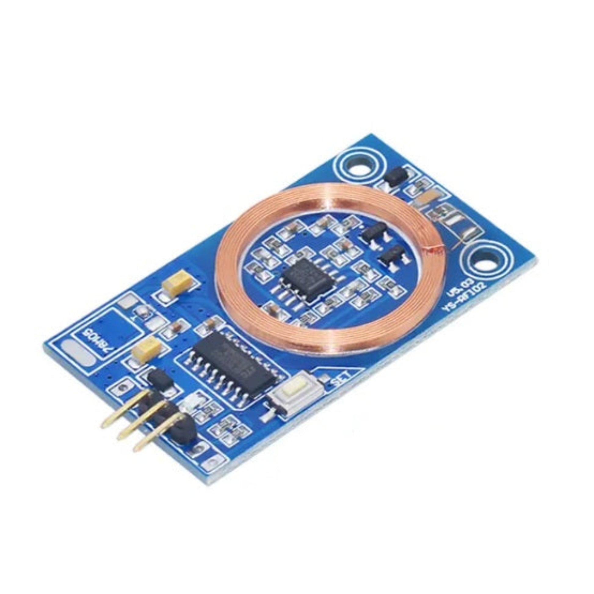125KHz RFID Reader Module YS-RFID2 with induction coil for DIY access control.