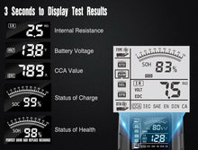Load image into Gallery viewer, 12V 24V Smart Battery Tester
