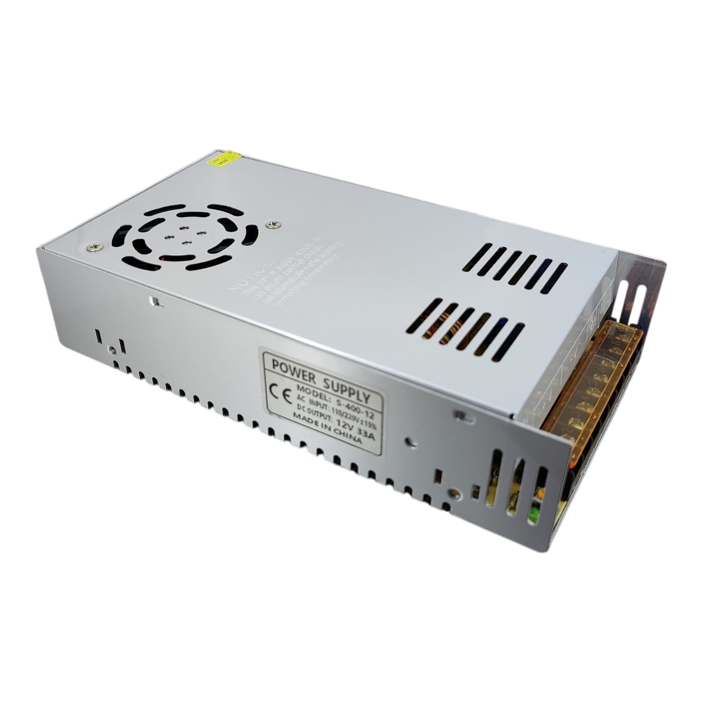 Heavy duty 12V 30A switching power supply for commercial applications.