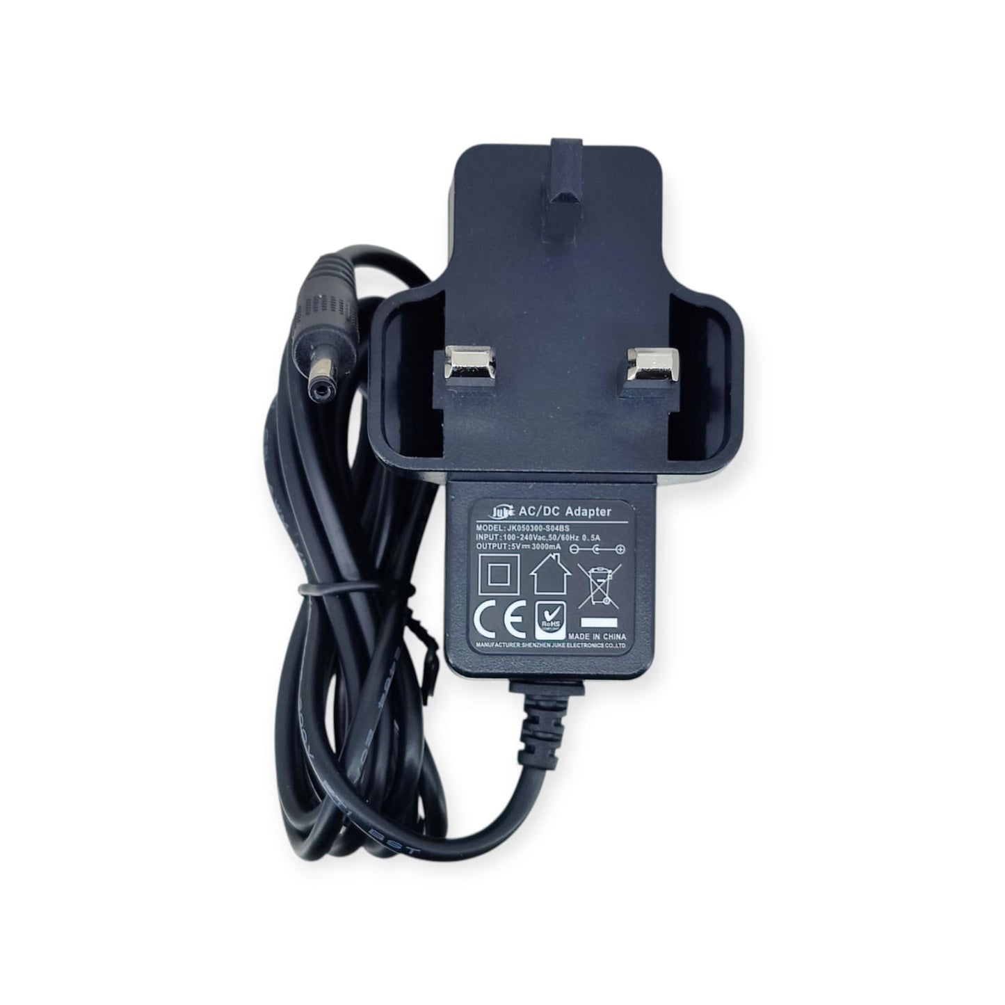 5V 3A AC/DC Power Adapter (UK Plug) - 3.5mm x 1.35mm Connector