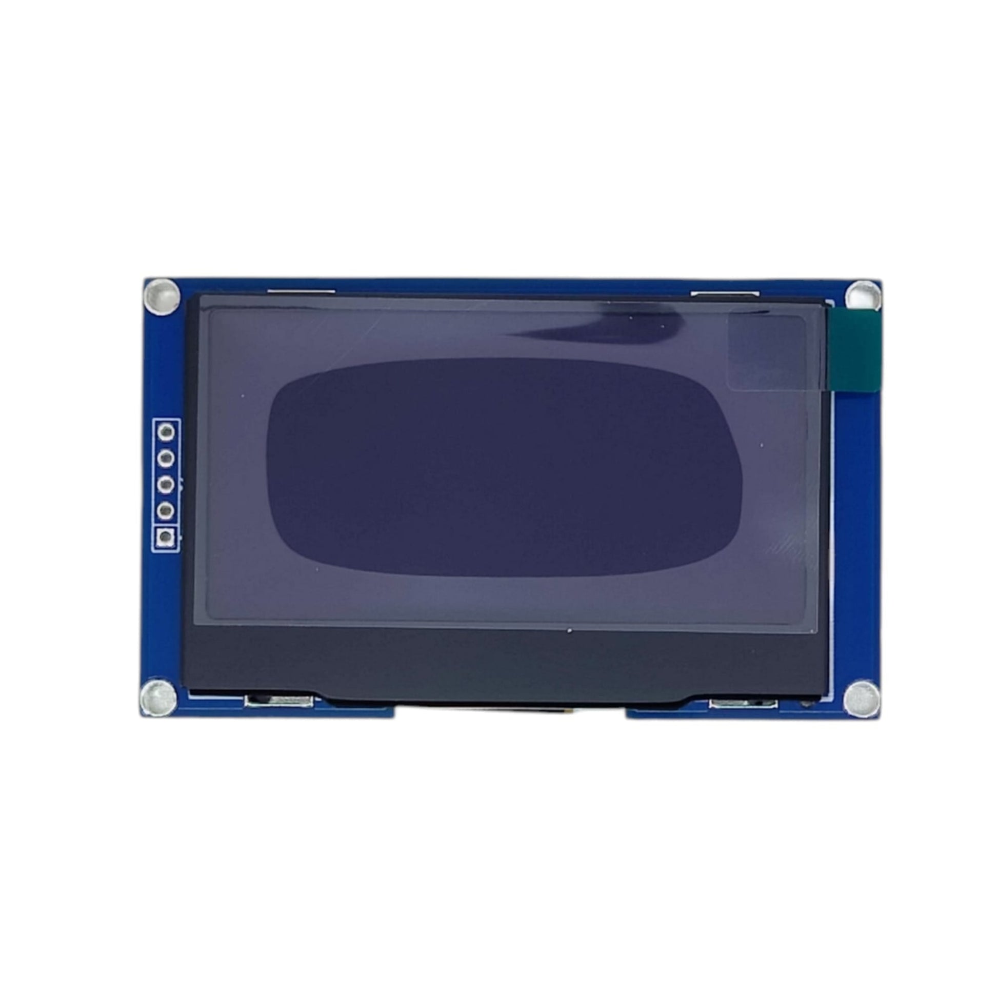 Front view of the 2.42 inch OLED display module (screen unlit).