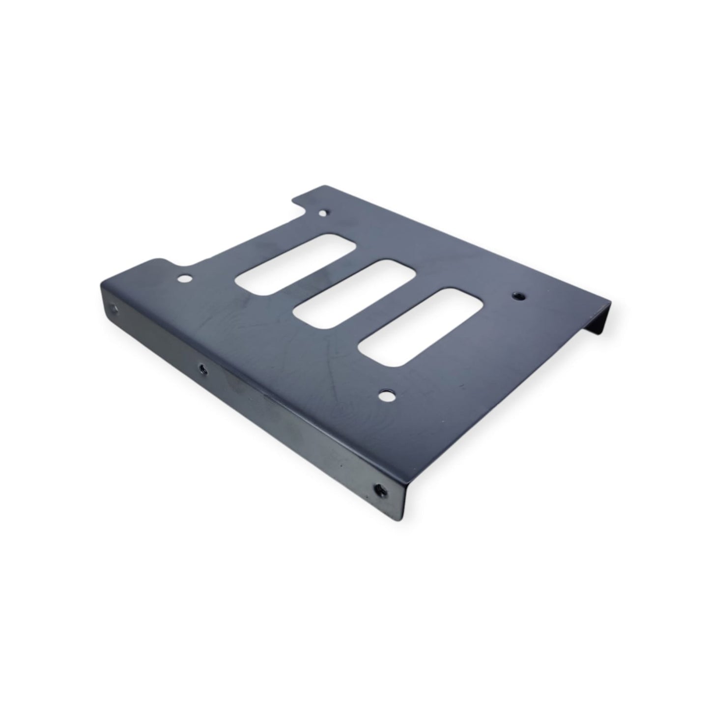 Angled side view of the 2.5-inch to 3.5-inch hard drive adapter bracket.