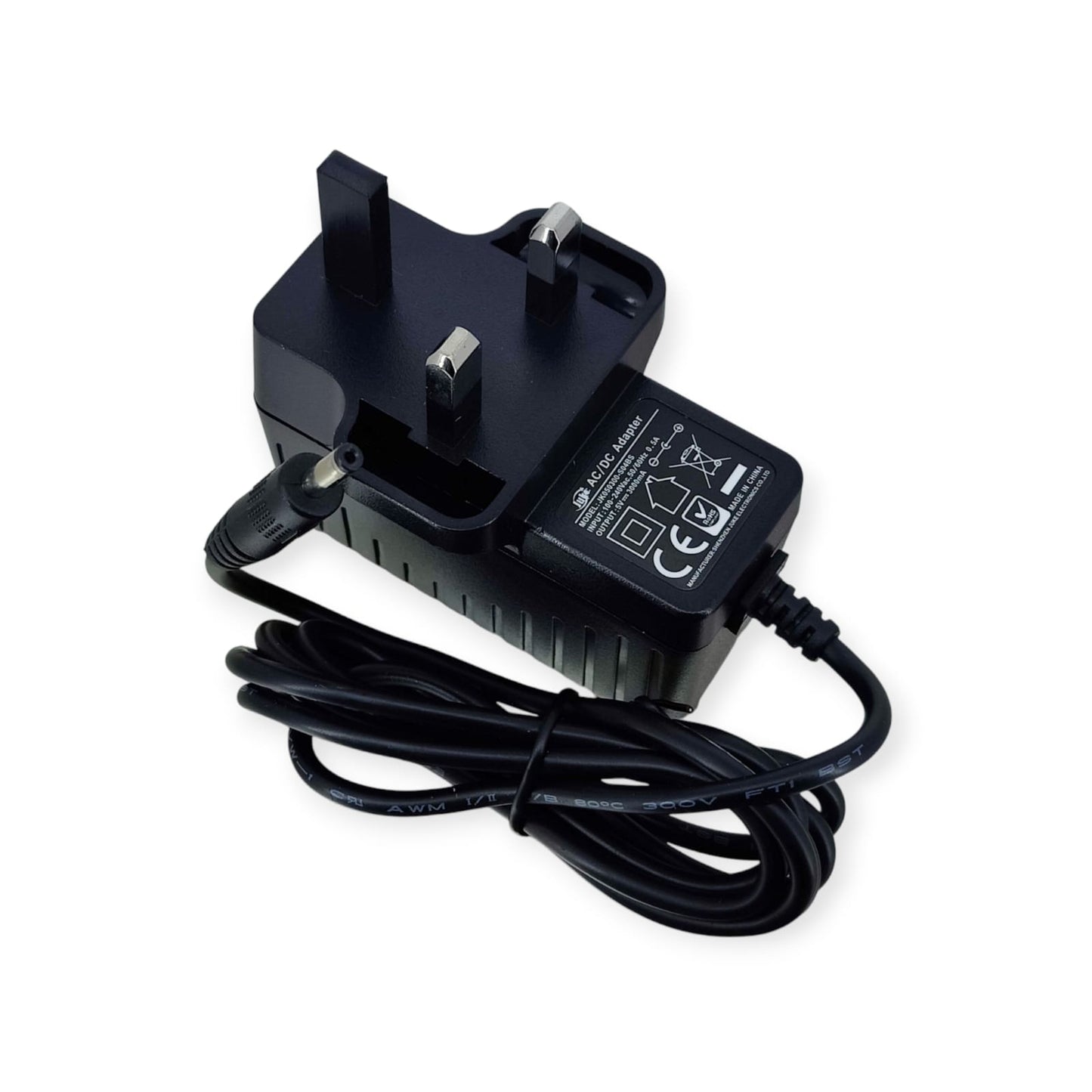 5V 3A AC/DC Power Adapter (UK Plug) - 3.5mm x 1.35mm Connector