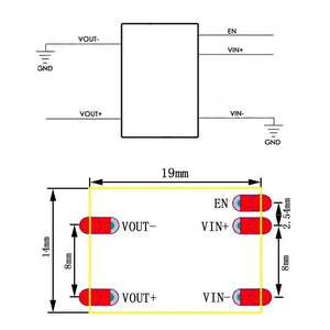 DC3.3v\5v 0.5a電源模塊 (輸入3-15V)